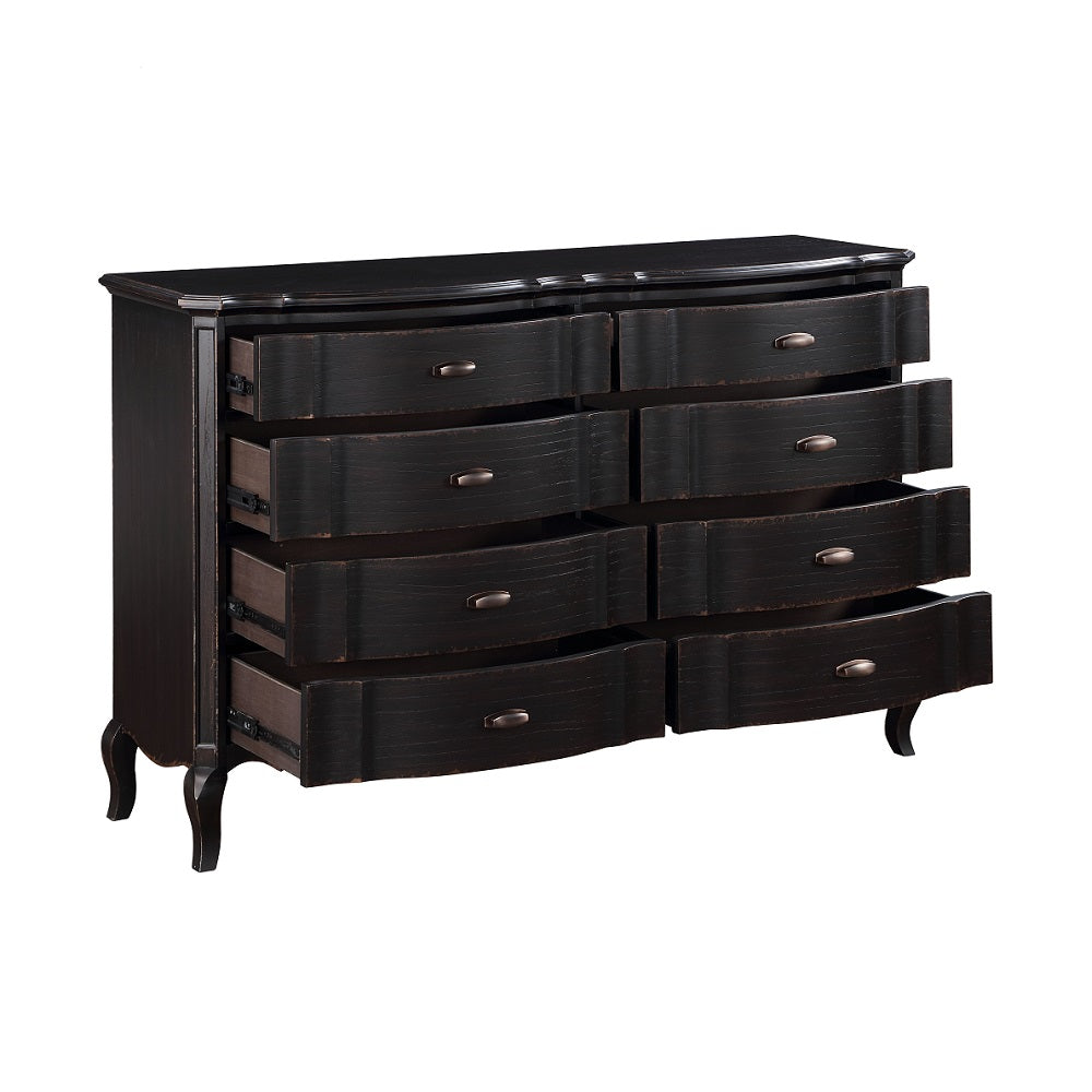 ACME Chelmsford Black Antique Dresser Model BD02299