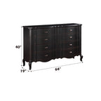 ACME Chelmsford Black Antique Dresser Model BD02299