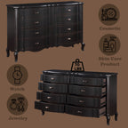 ACME Chelmsford Black Antique Dresser Model BD02299