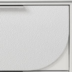 ACME Tarian White Boucle & Pearl White Queen Bed with Storage & LED Model BD02317Q