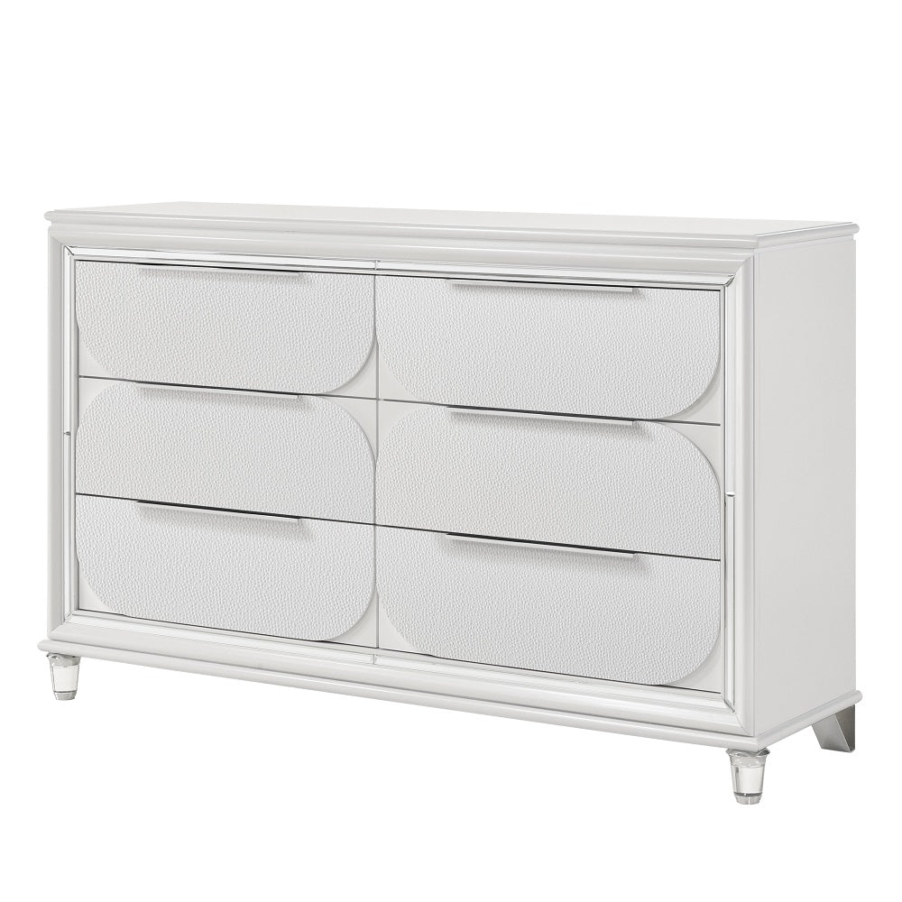 ACME Tarian Pearl White Dresser Model BD02320