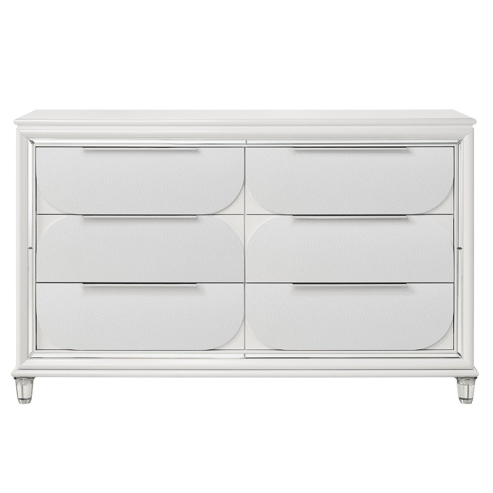 ACME Tarian Pearl White Dresser Model BD02320