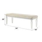 ACME Tarian Pearl White Bench Model BD02322