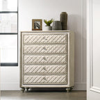 ACME Lucienne Beige Velvet Chest Model BD02339