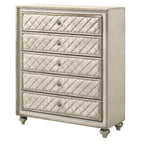 ACME Lucienne Beige Velvet Chest Model BD02339