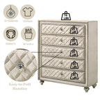 ACME Lucienne Beige Velvet Chest Model BD02339