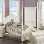 ACME Pearl Pearl White Full Bed (Poster) Model BD02429F