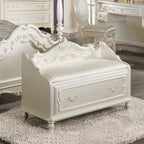 ACME Pearl Pearl White Bench with Drawer Model BD02440