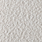 ACME Sandro White Bouclé & Walnut Eastern King Bed Model BD02469EK