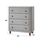 ACME Cleo Gray Boucle Chest Model BD02474