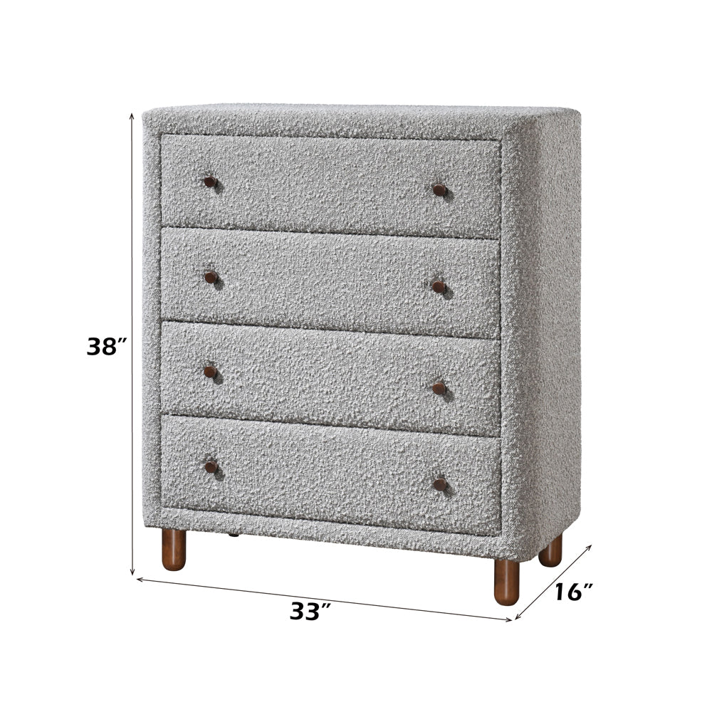 ACME Cleo Gray Boucle Chest Model BD02474