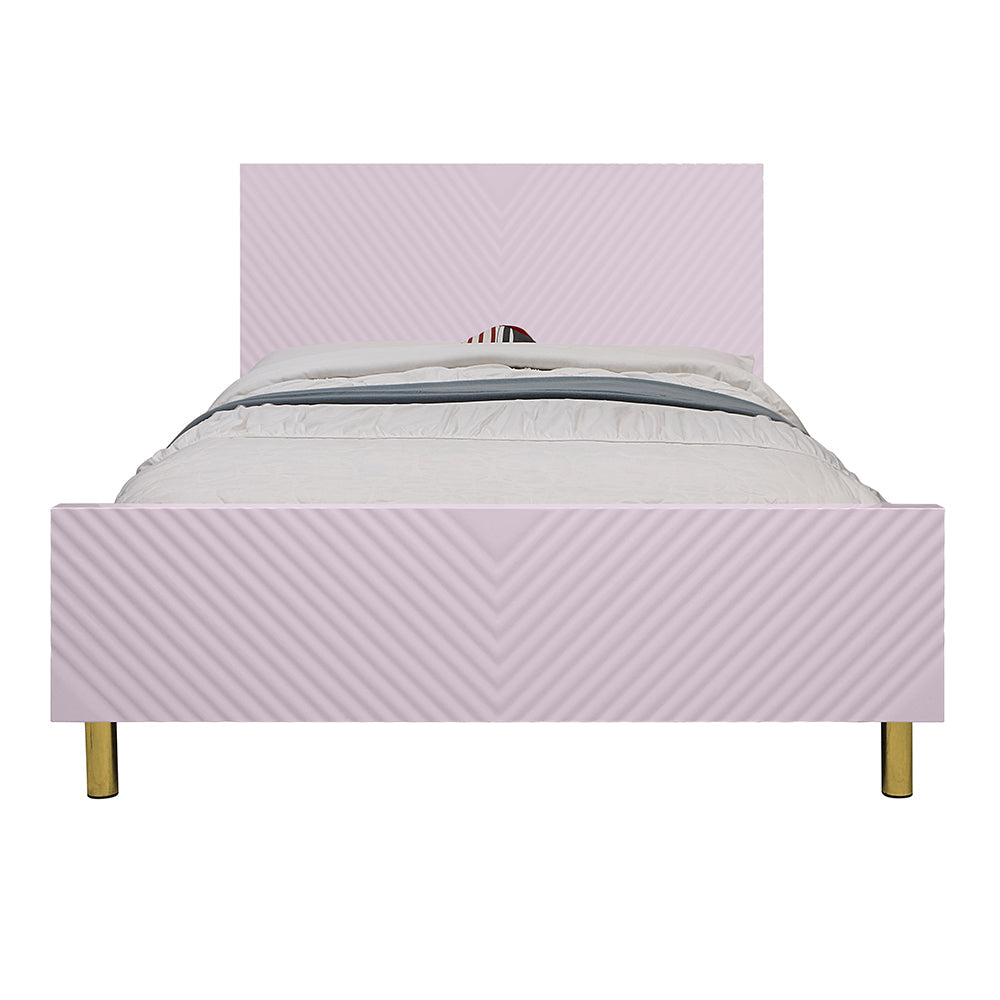ACME Gaines Pink High Gloss Full Bed Model BD02660F