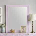 ACME Gaines Pink High Gloss Mirror Model BD02664