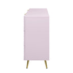 ACME Gaines Pink High Gloss Dresser Model BD02665