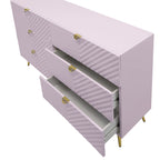 ACME Gaines Pink High Gloss Dresser Model BD02665