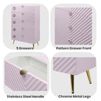 ACME Gaines Pink High Gloss Chest Model BD02666