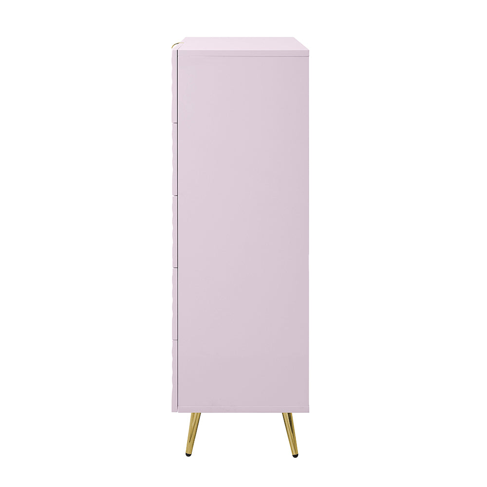 ACME Gaines Pink High Gloss Chest Model BD02666