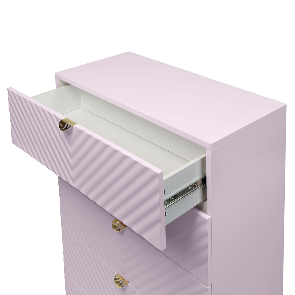 ACME Gaines Pink High Gloss Chest Model BD02666