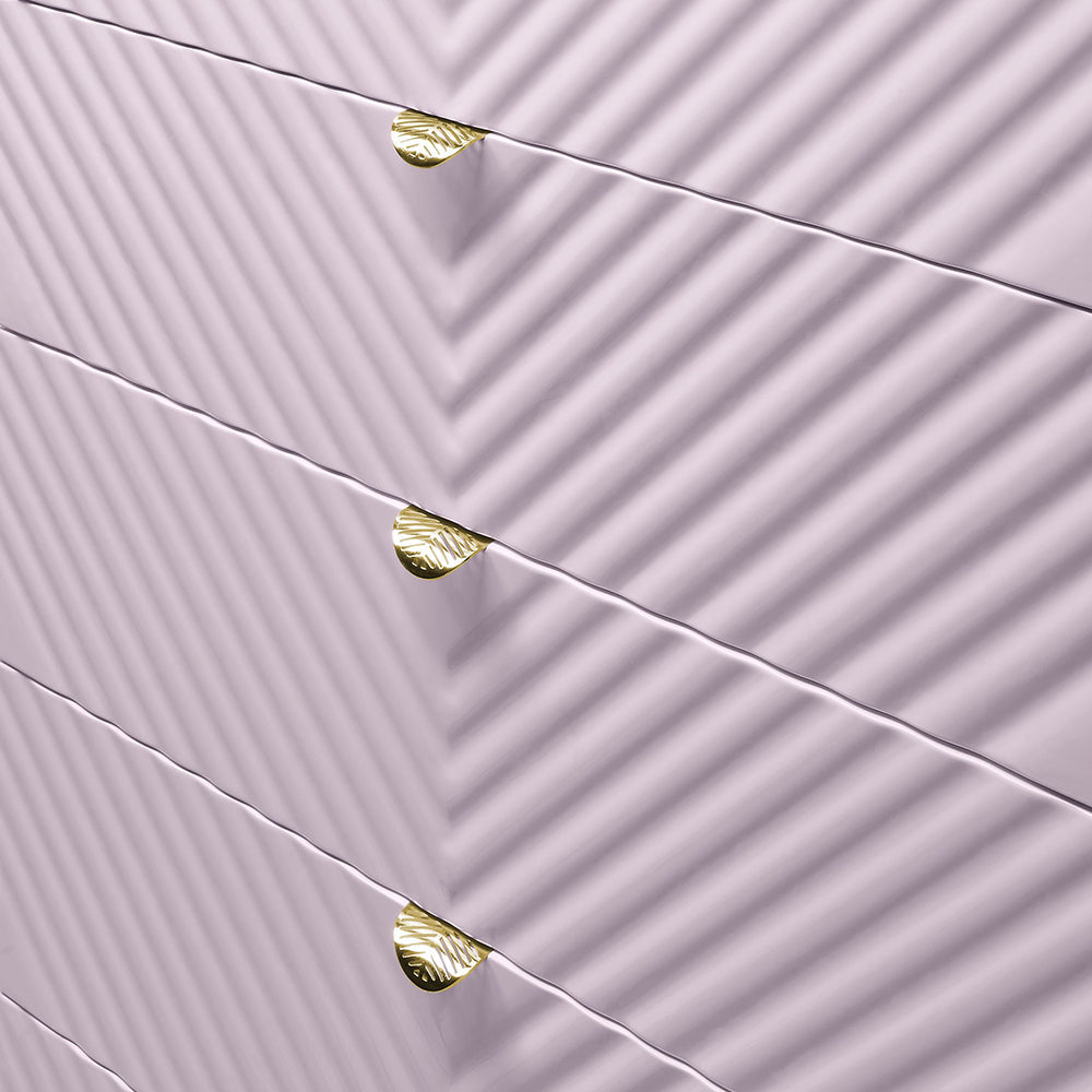 ACME Gaines Pink High Gloss Chest Model BD02666