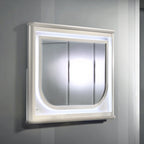 ACME Laveda Pearl White Mirror with LED Model BD03794