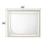 ACME Laveda Pearl White Mirror with LED Model BD03794