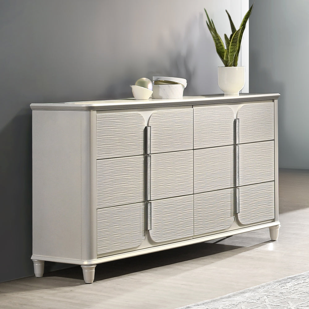 ACME Laveda Pearl White Dresser Model BD03795