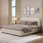 ACME Arden Beige Boucle Eastern King Bed Model BD03901EK