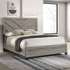 ACME Mari Light Gray Queen Bed Model BD04142Q