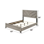 ACME Mari Light Gray Queen Bed Model BD04142Q