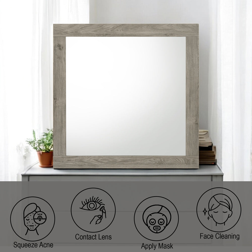 ACME Mari Light Gray Mirror Model BD04144