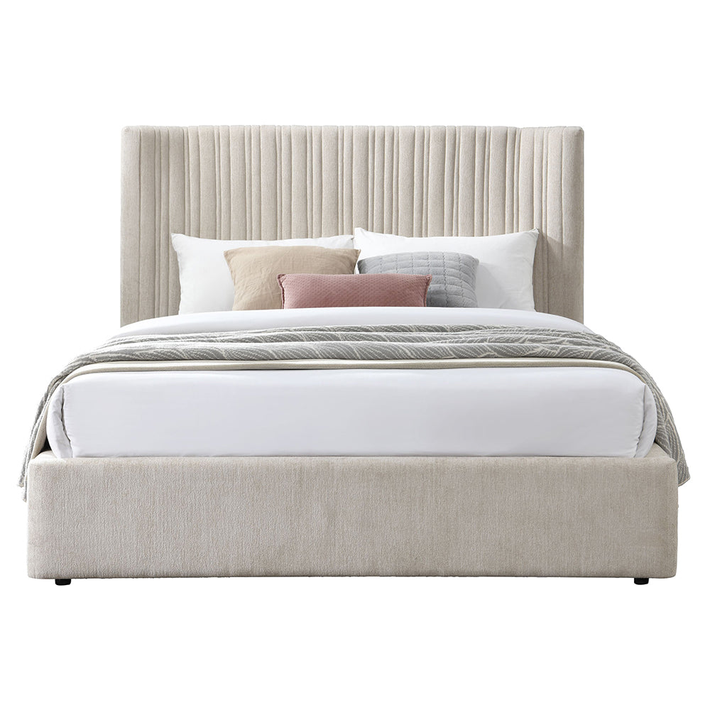 ACME Loren Beige Linen Queen Bed Model BD04572Q