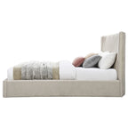ACME Loren Beige Linen Queen Bed Model BD04572Q