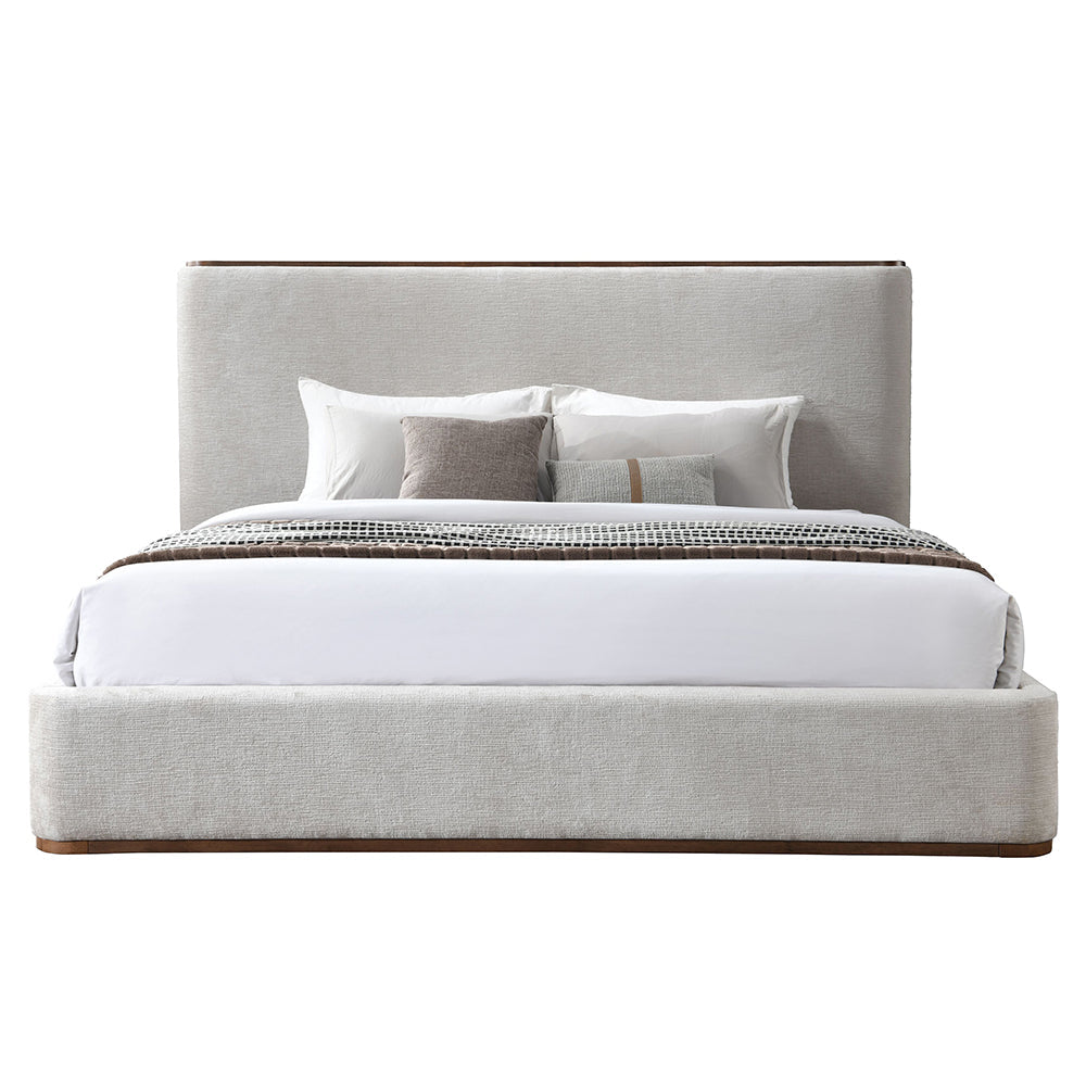 ACME Orane Gray Linen Eastern King Bed Model BD04581EK