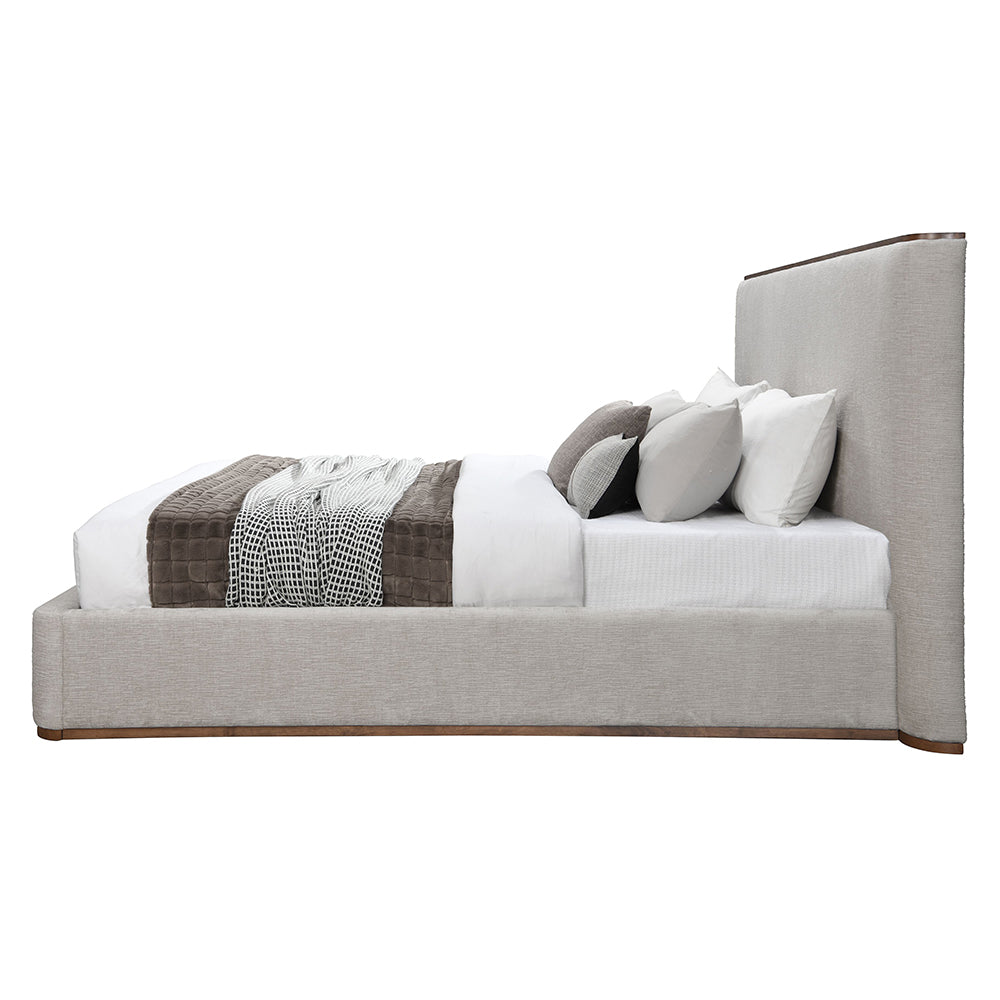 ACME Orane Gray Linen Eastern King Bed Model BD04581EK