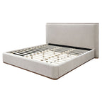 ACME Orane Gray Linen Queen Bed Model BD04582Q