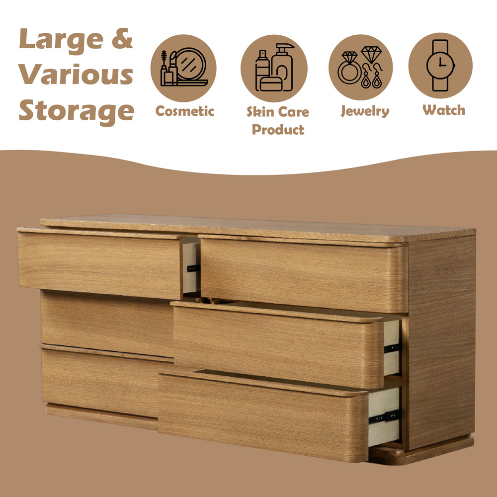 ACME Zoey Oak Dresser Model BD04855