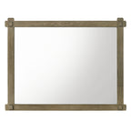ACME Colton Antique White Oak Mirror Model BD05294