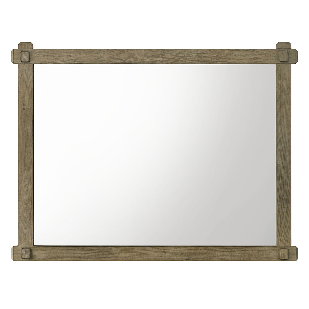 ACME Colton Antique White Oak Mirror Model BD05294