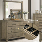 ACME Colton Antique White Oak Dresser Model BD05295