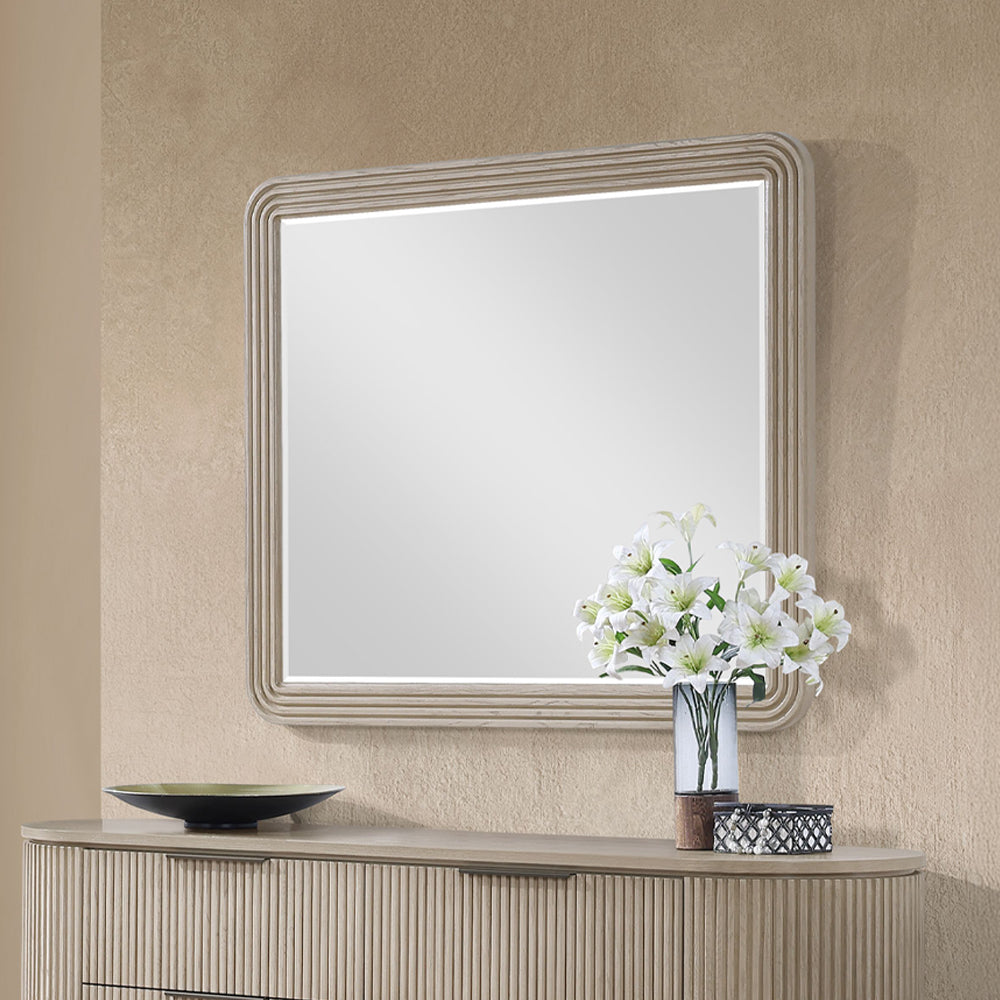 ACME Leanna Light Oak Mirror Model BD05434