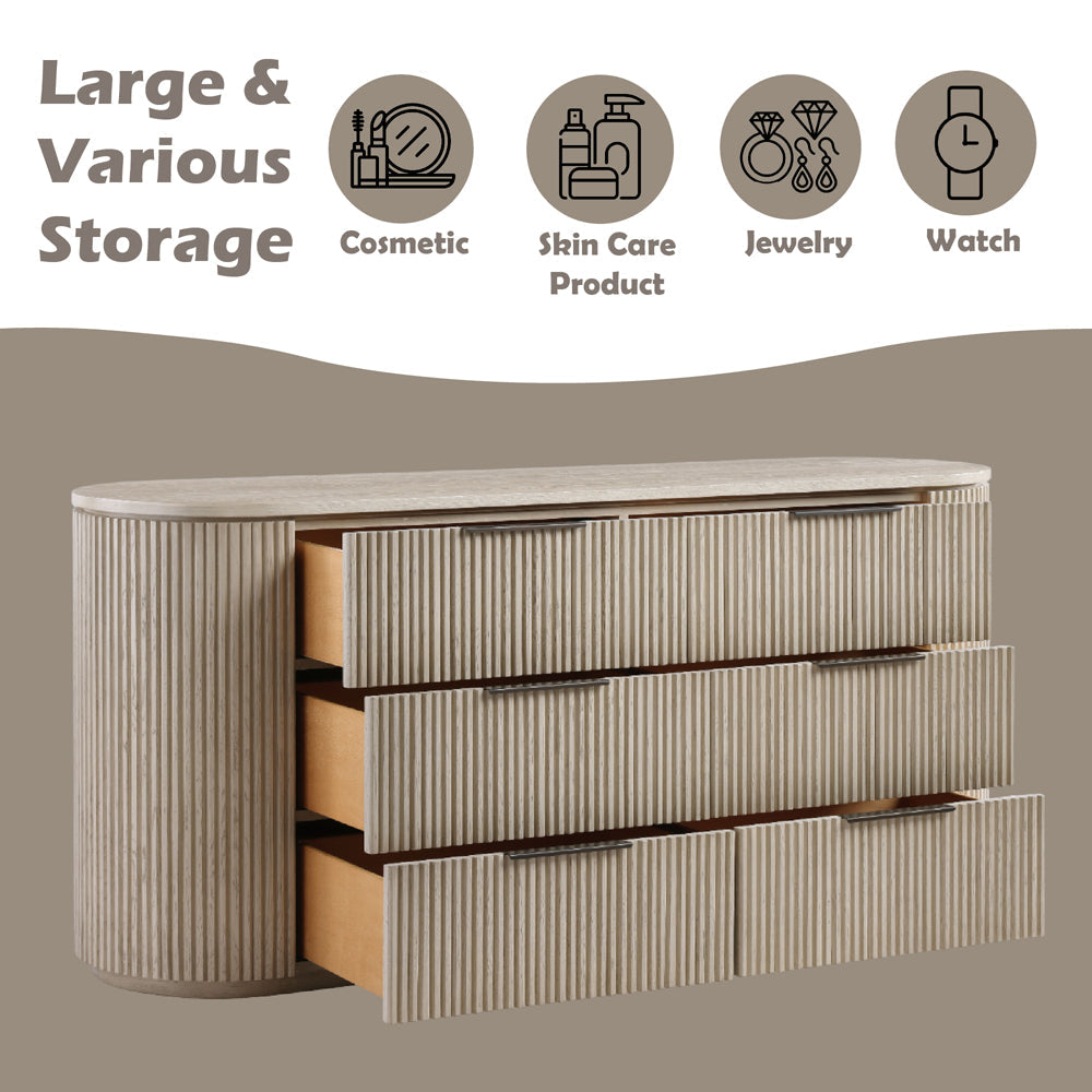 ACME Leanna Light Oak Dresser Model BD05435