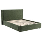 ACME Cheryl Dark Green Chenille Queen Bed Model BD05452Q