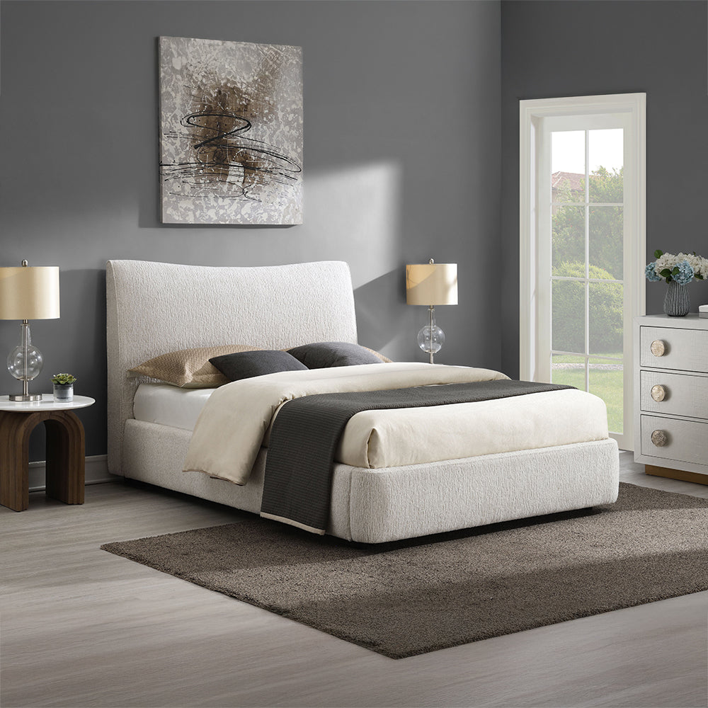 ACME Renee Aperol Beige Chenille Queen Bed Model BD05462Q