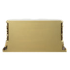 ACME Desiderius Antique Gold & Hand Paint Brown Dresser Model BD20005