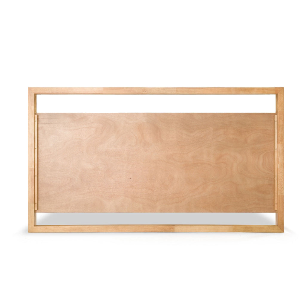 Lit California King Nova Domus Berlin en chêne naturel moderne, modèle VGMA-BR-92-BED-NAT-CK