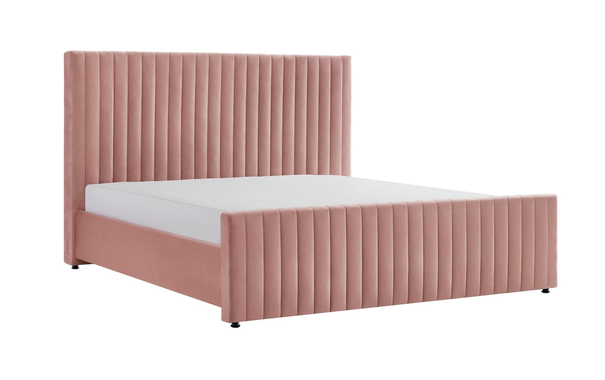 Lit en velours mauve moderne Eastern King Modrest Beverly, modèle VGJYJY-653-MAU-BED-EK