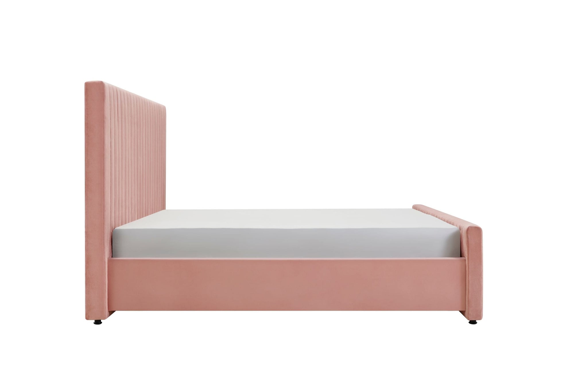 Lit en velours mauve moderne Eastern King Modrest Beverly, modèle VGJYJY-653-MAU-BED-EK