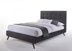 Modrest Addison Mid Century Modern Grey & Walnut Bedroom Set Model VGMABR-38-SET
