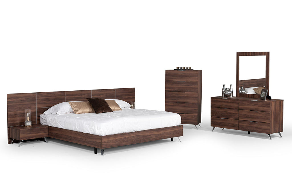 Nova Domus Brooklyn Italian Modern Walnut Dresser Model VGACBROOKLYN-DRSR