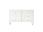 Modrest Bryan Modern White Dresser Model VGMABR-82-WHT-DRS
